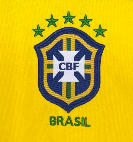 2004 Brazil Home Long Sleeve Football Shirt