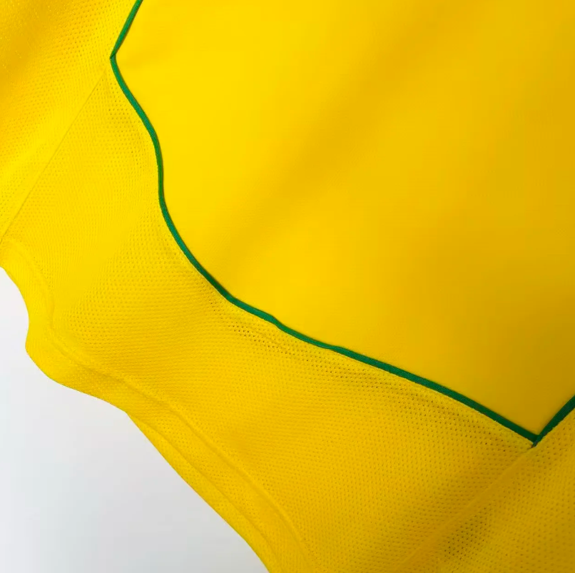 2004 Brazil Home Long Sleeve Football Shirt