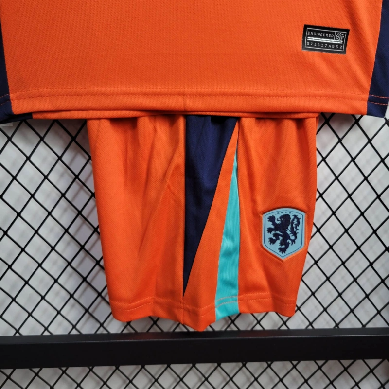 2024 Netherlands Home Football Shirt Kids Size
