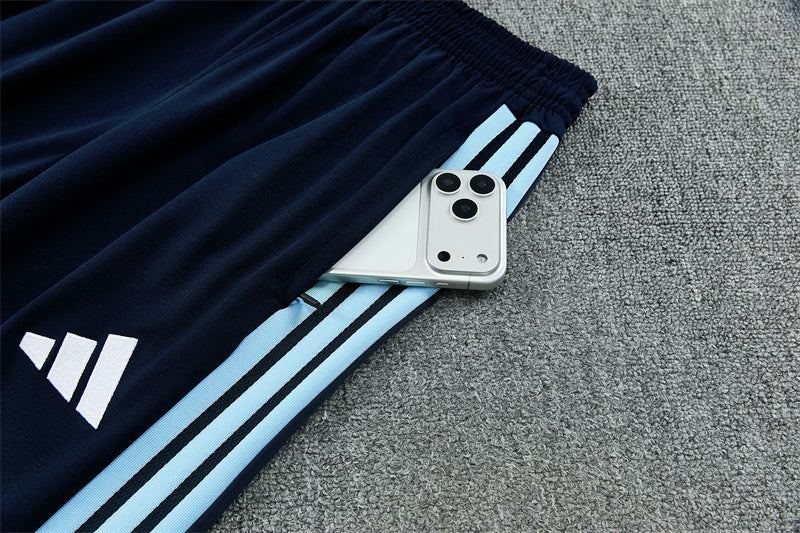 2026/2027 Argentina Half-Pull  Blue Tracksuit