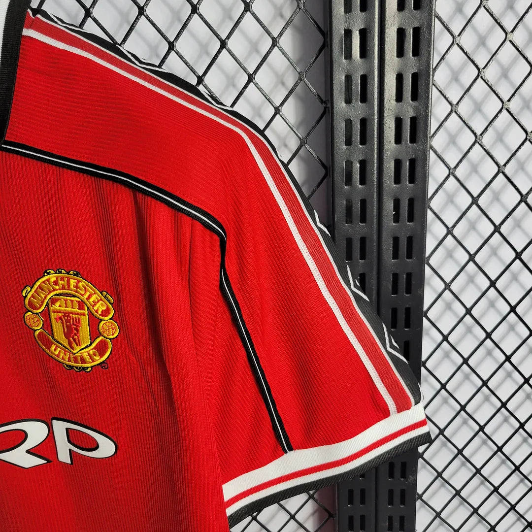 1998/1999 Retro Manchester United Home Football Shirt