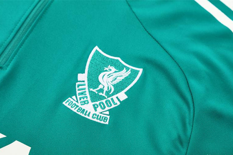 2025/2026 Liverpool Green Half-Pull Tracksuit