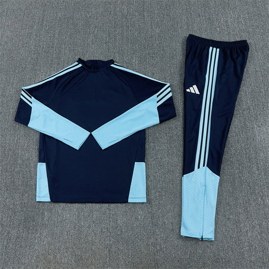 2026/2027 Argentina Half-Pull  Blue Tracksuit