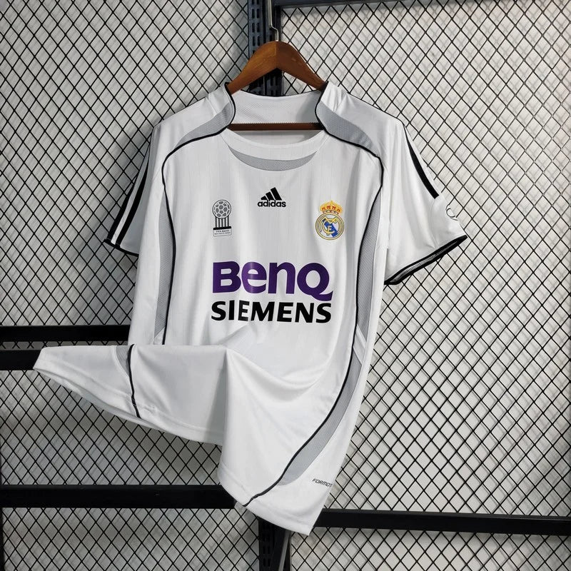 2006/2007 Retro Real Madrid Home Football Shirt