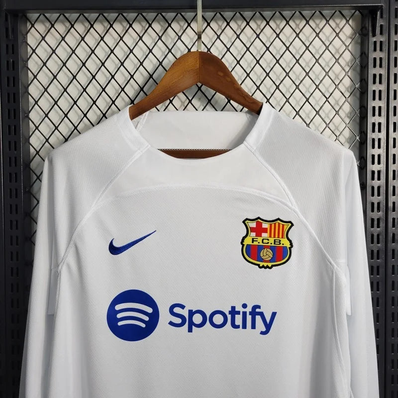 2023/2024 Long Sleeve Barcelona Away Football Shirt
