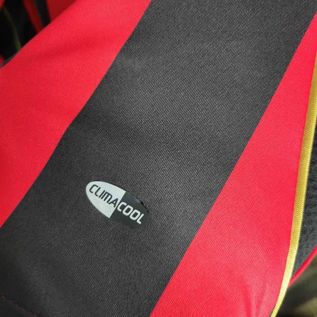 2006/2007 Retro Long Sleeve AC Milan Home Football Shirt