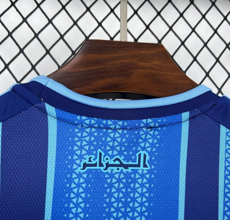 2026 Algeria World Cup Pre-Match Blue Football Shirt