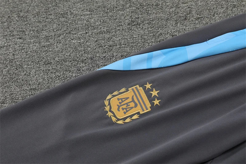 2024 Argentina Half-Pull Grey Tracksuit