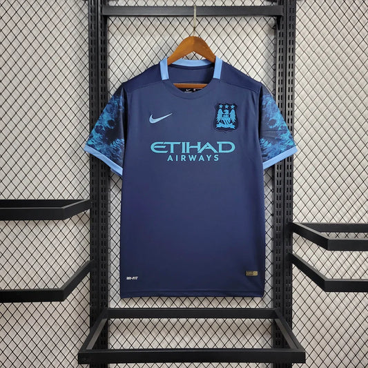 2015/2016 Retro Manchester City Away Football Shirt