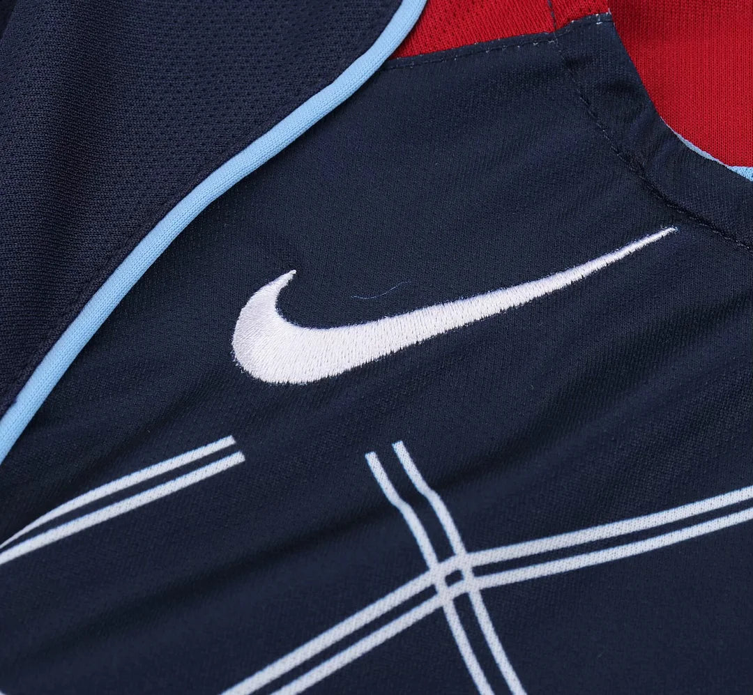 2004/2005 Retro Long Sleeve Atletico Madrid Away Football Shirt Kids Size