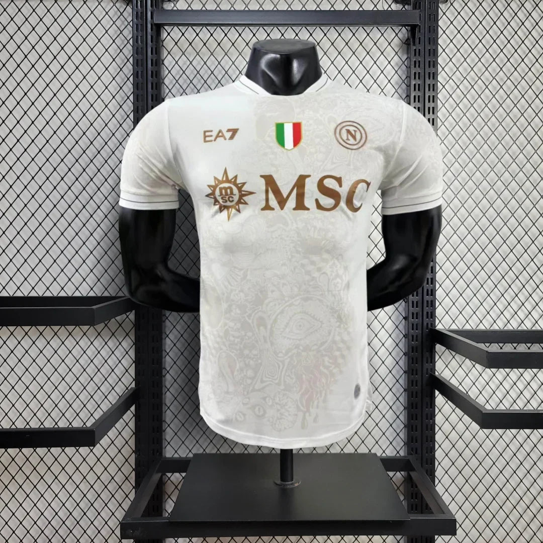 2025/2026 Player Version SSC Napoli Away Football Shirt