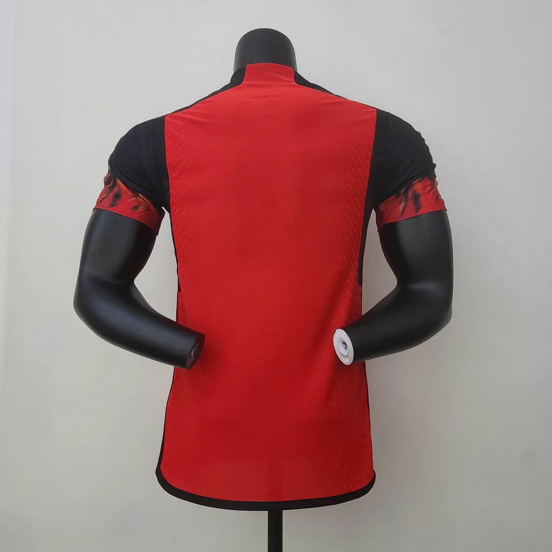 2022 FIFA World Cup Belgium Home Football Shirt - Player Version