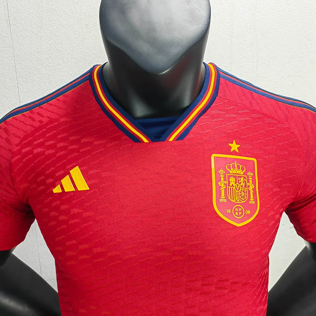 2022 FIFA World Cup Spain Home Football Shirt - Player Version