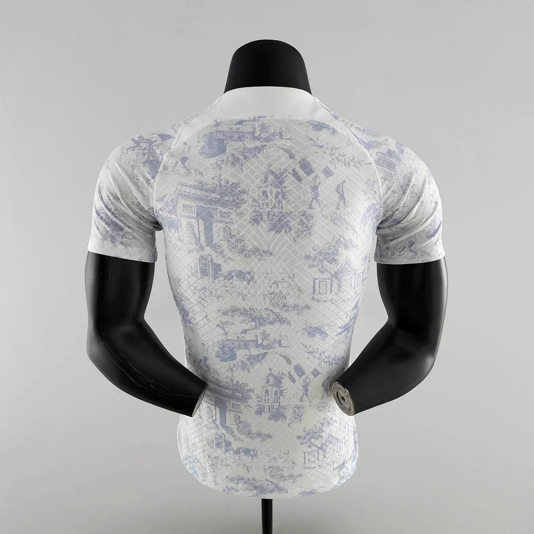 2022 FIFA World Cup France Away White Football Shirt - Player Version