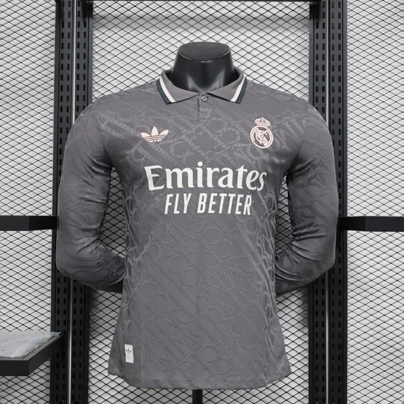2024/2025 Long Sleeve Real Madrid Third Away Football Shirt - Player Version