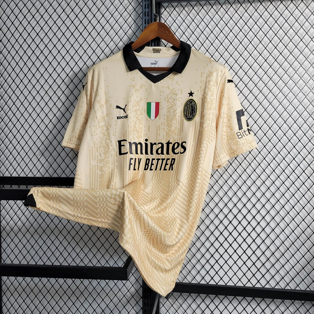 2022/2023 AC Milan Goalkeeper Special Edition Gold Football Shirt 1:1 Thai Quality