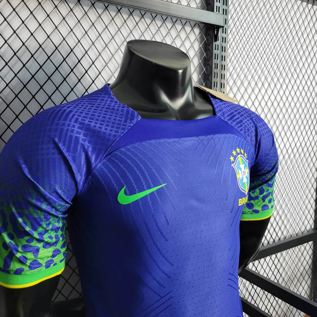 2022 World Cup Brazil Away Football Shirt - Player Version