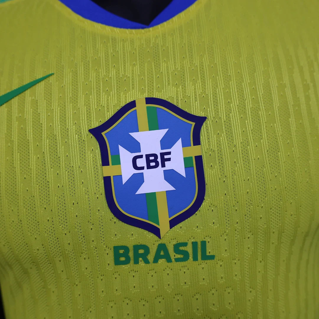 2025 Brazil Home Football Shirt - Player Version
