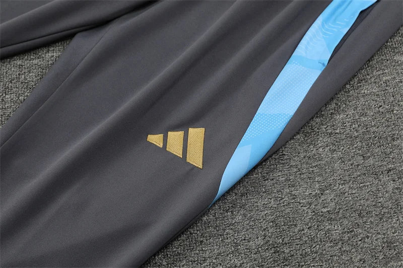 2024/2025 Argentina Half-Pull Gold Tracksuit
