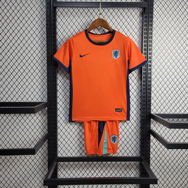 2024 Netherlands Home Football Shirt Kids Size