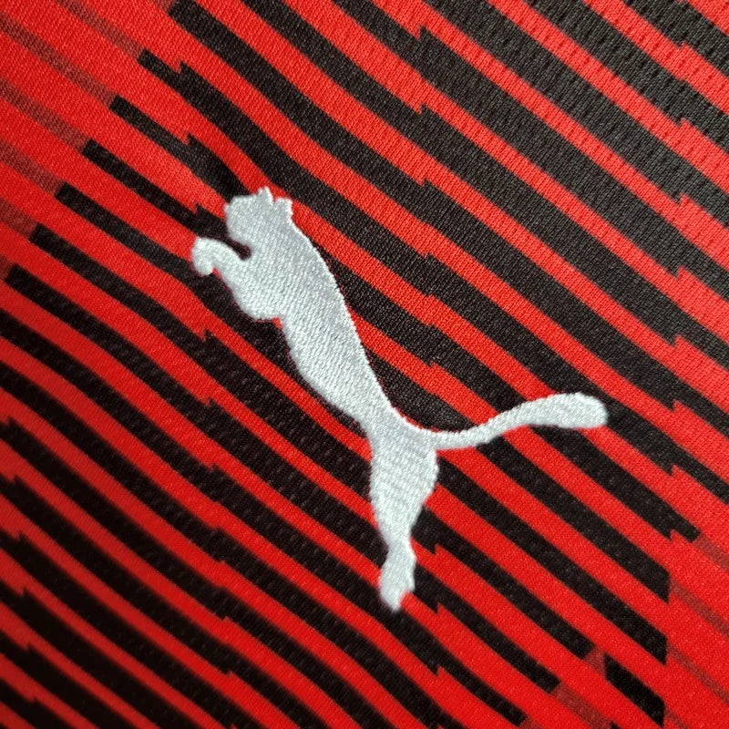 2023/2024 Long Sleeve AC Milan Home Football Shirt