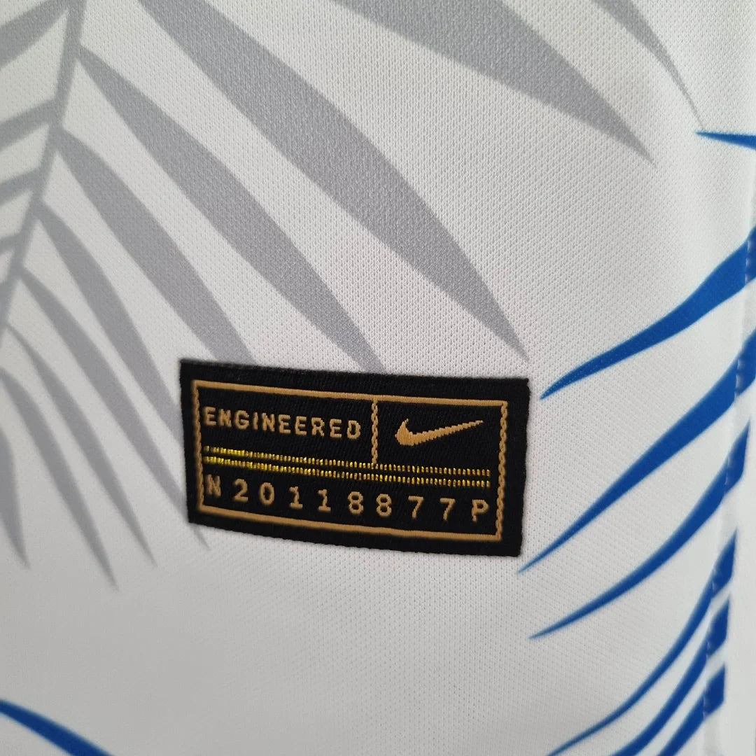 2022 Brazil Classic White Football Shirt