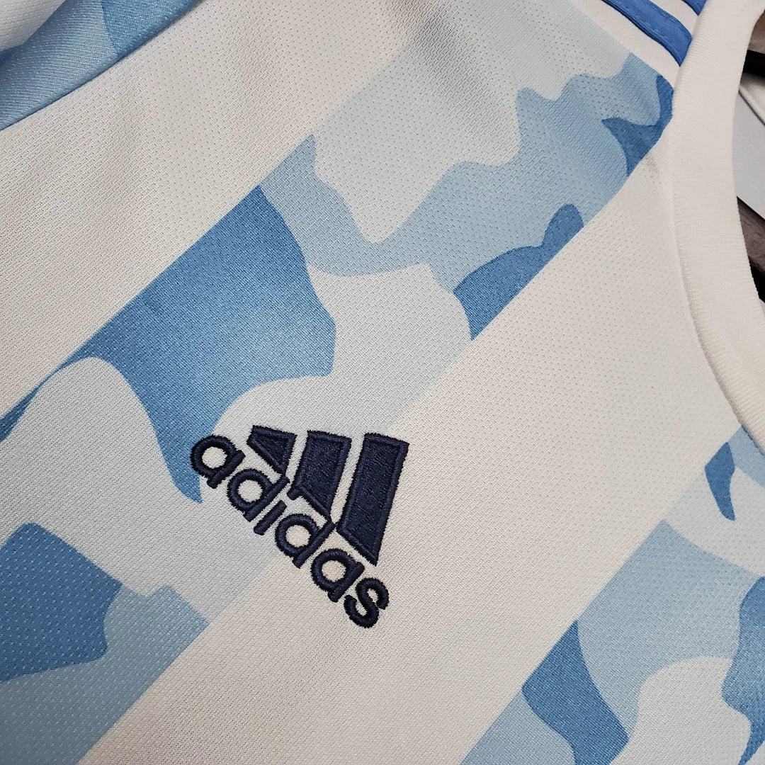 2020 Retro Argentina Home Football Shirt