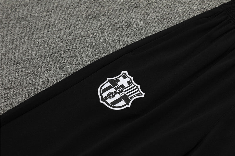 2024/2025 Barcelona Half-Pull Tracksuit Earthy Yellow