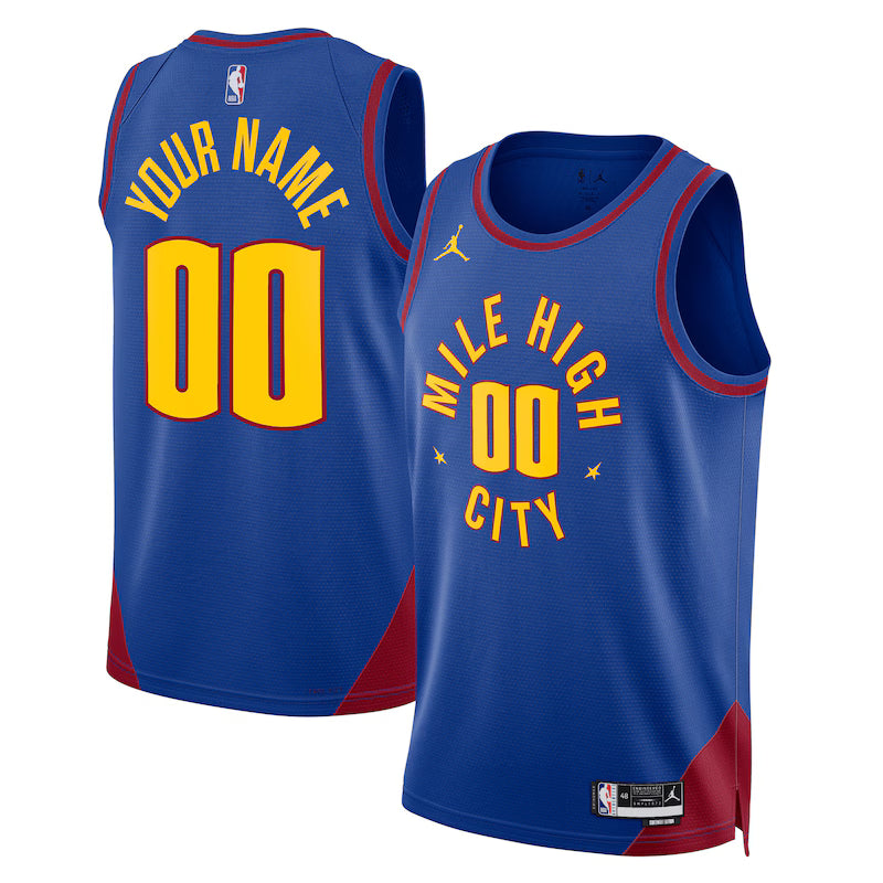Denver Nuggets Jordan Brand 2020/21 Swingman Jersey - Statement Edition - Blue