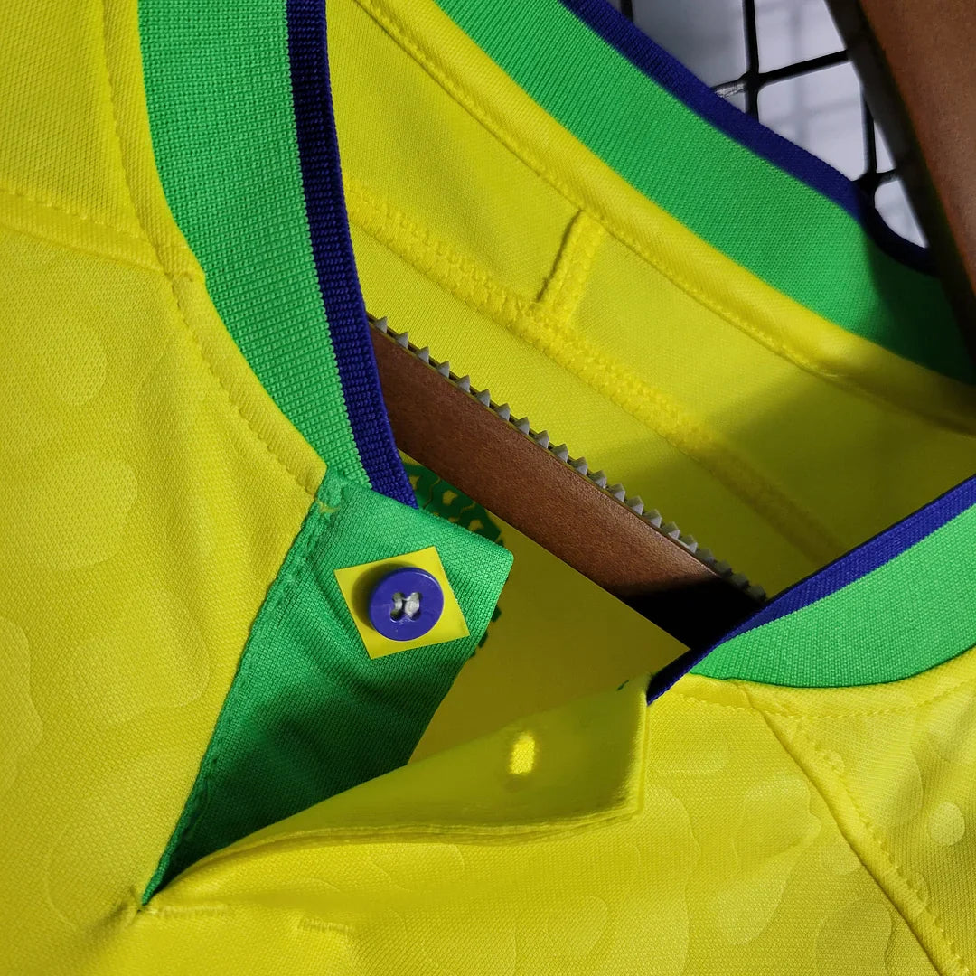 2022 World Cup Brazil Home Football Shirt