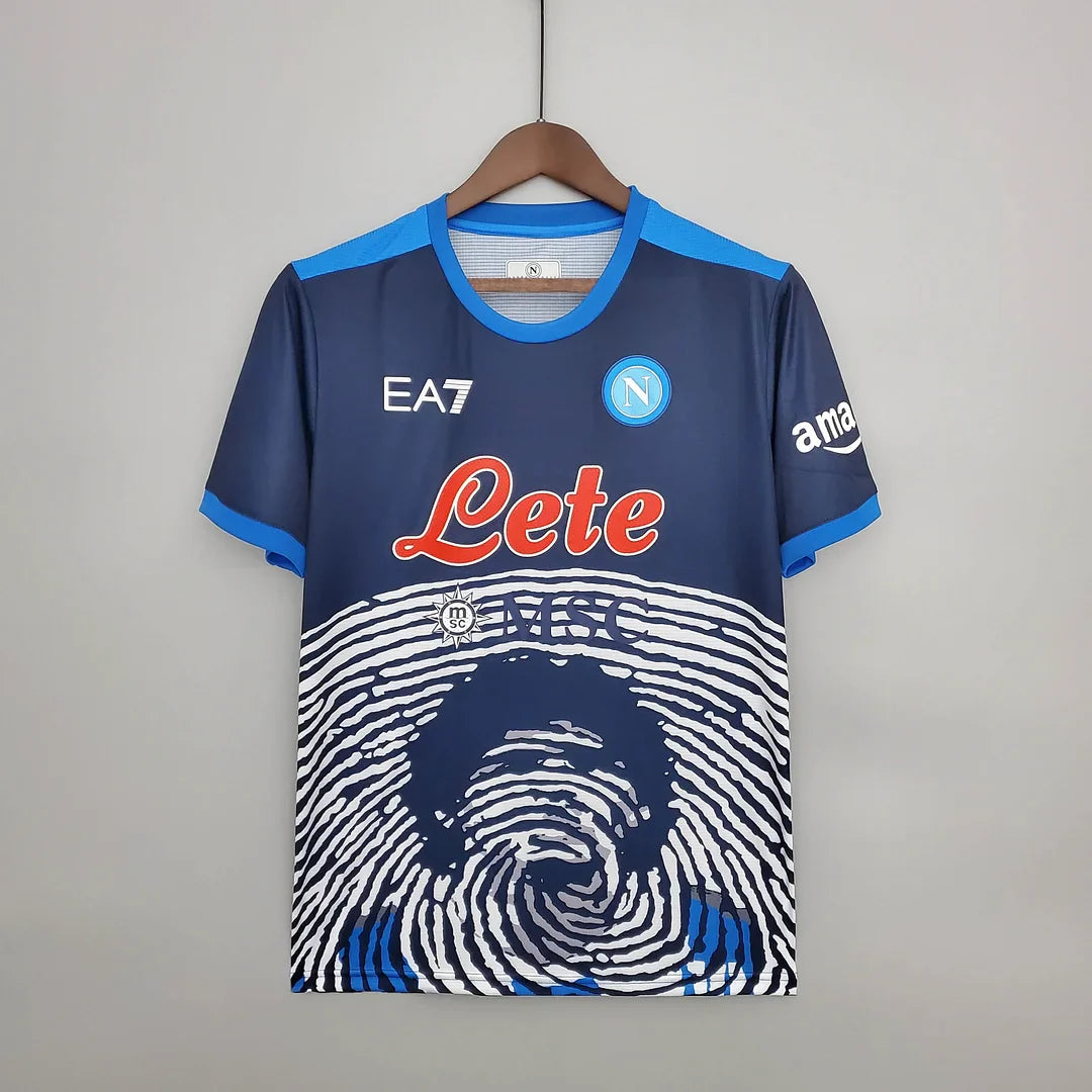 2021/2022 Retro Napoli Commemorative Edition Blue Football Shirt