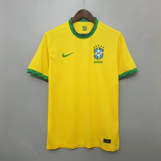 2020 Retro Brazil Home Football Shirt