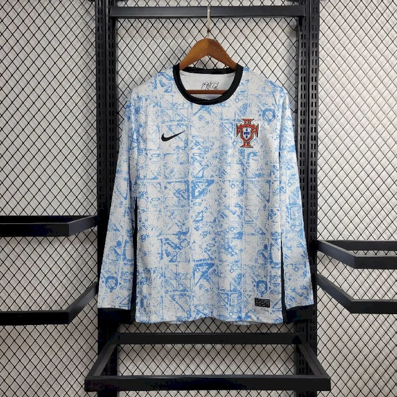 2024 Long Sleeves Portugal Away Football Shirt