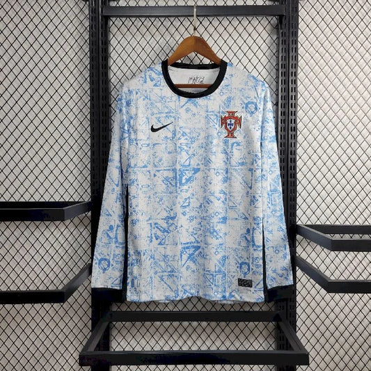 2024 Long Sleeves Portugal Away Football Shirt