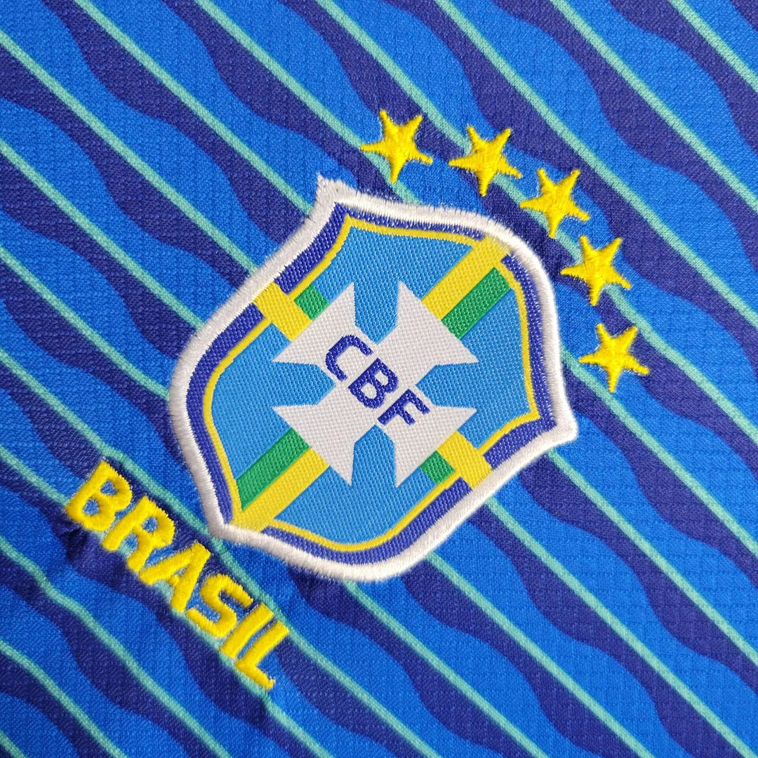 2024 Brazil Away Football Shirt Kids Size