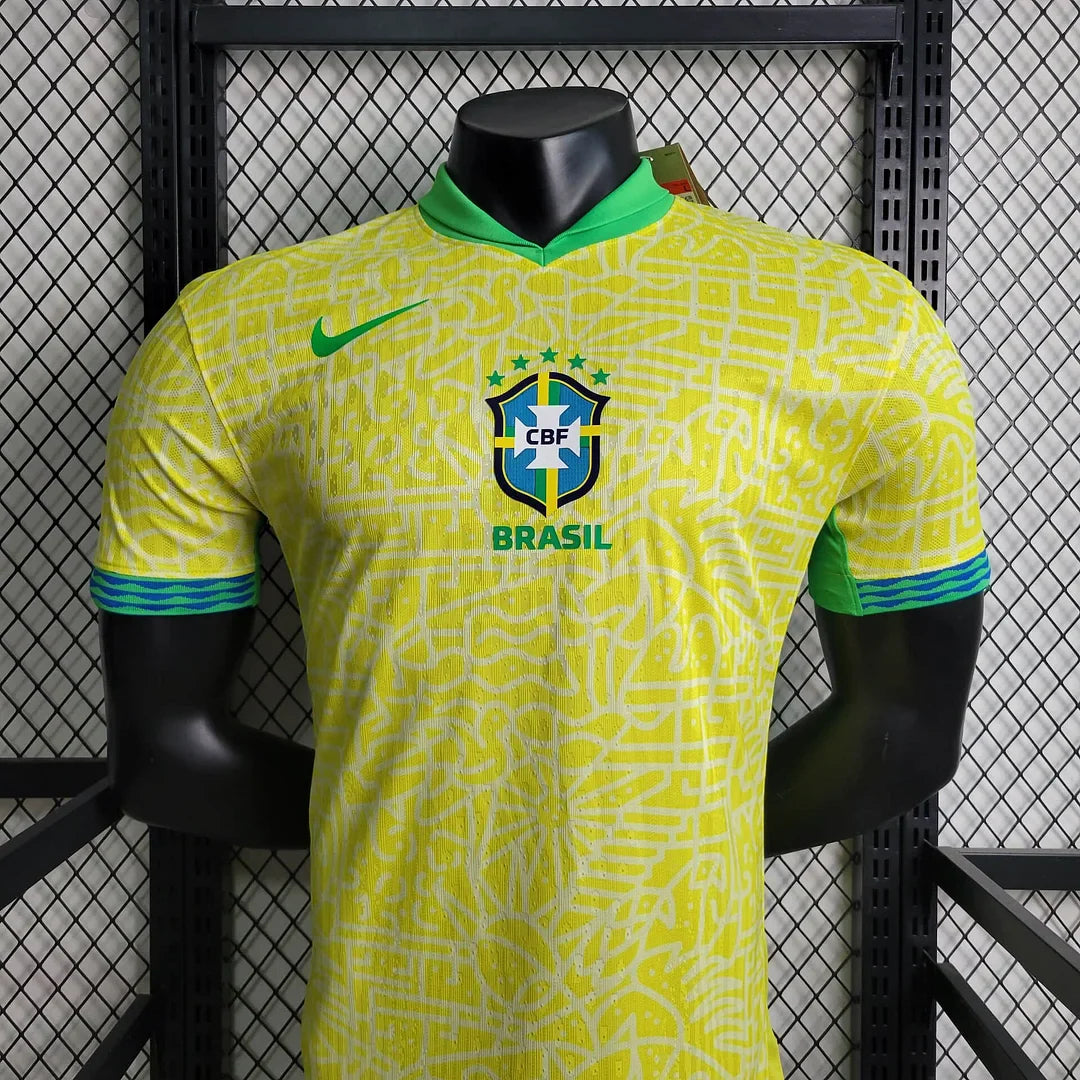 2024 Brazil Home Football Shirt - Player Version