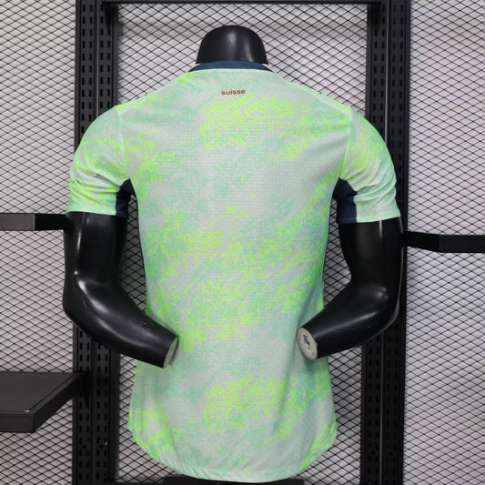 2026 Player Version Switzerland Away Green Football Shirt