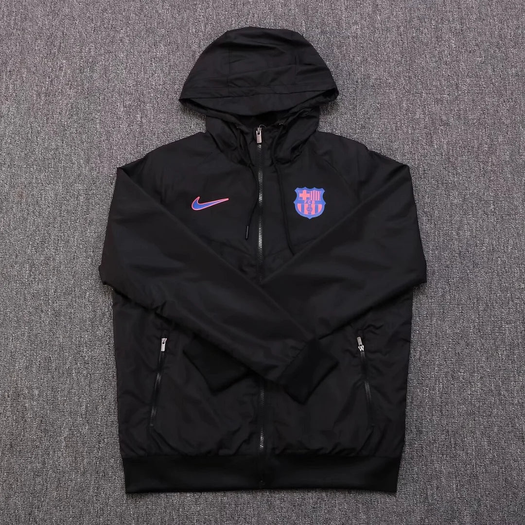 2024/2025 Barcelona Windbreaker Black