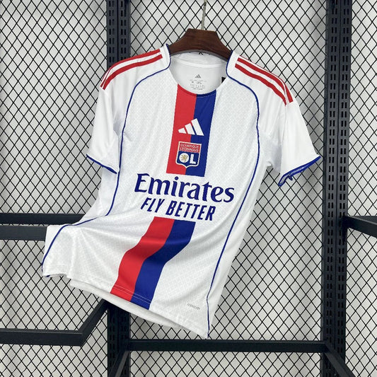 2025/2026 Olympique Lyon Home Football Shirt