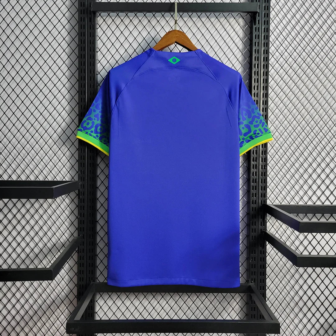 2022 World Cup Brazil Away Football Shirt