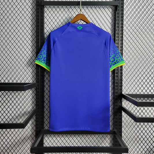 2022 World Cup Brazil Away Football Shirt