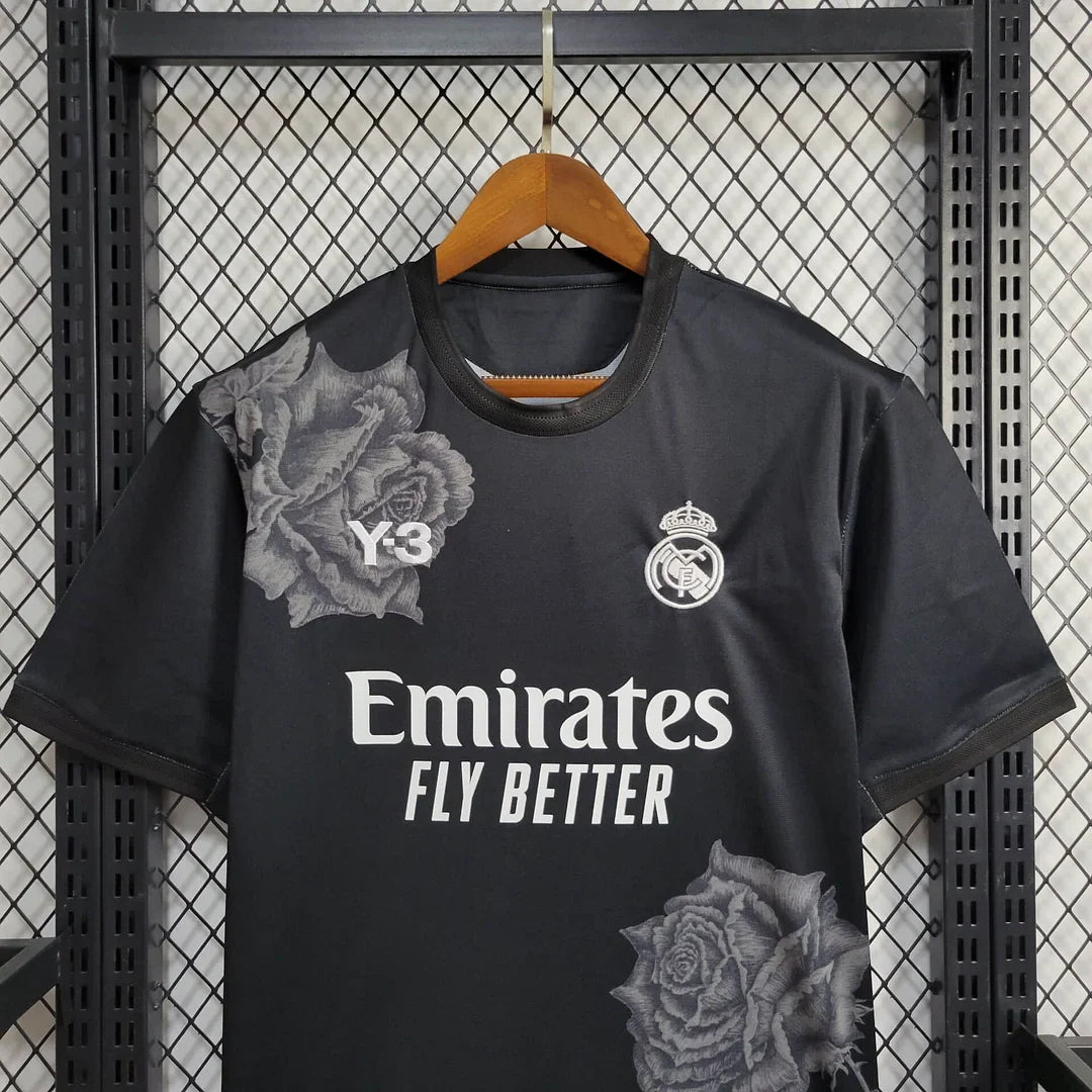 2024/2025 Real Madrid Y-3 Special Edition Black Football Shirt