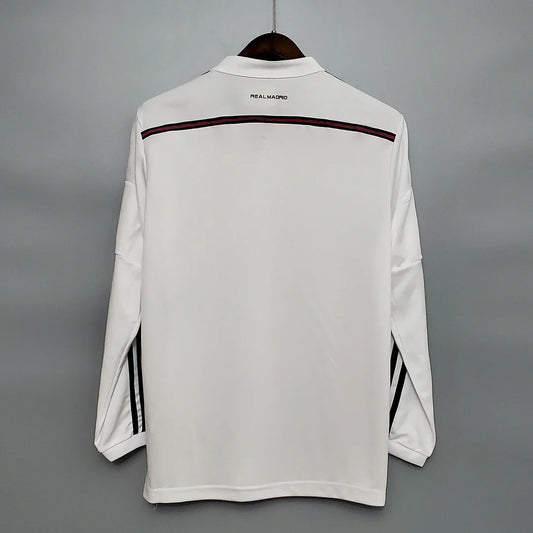 2014/2015 Retro Long Sleeve Real Madrid Home Football Shirt