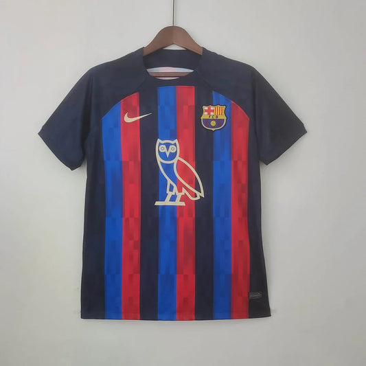 2022/2023 Barcelona Home Drake Model Football Shirt