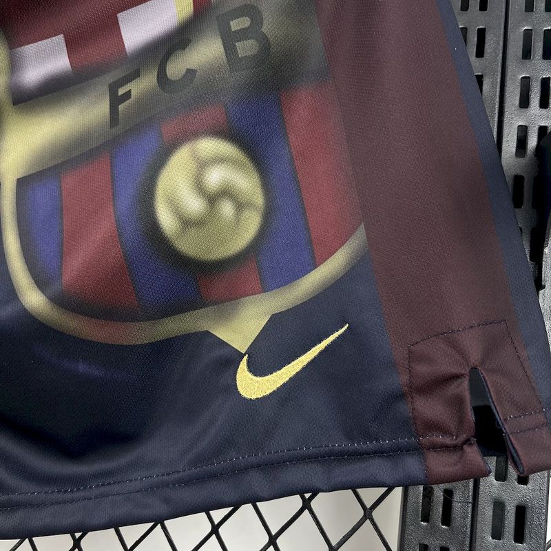 2000/01 Barcelona x Travis Scott Retro Home Skeleton Shorts