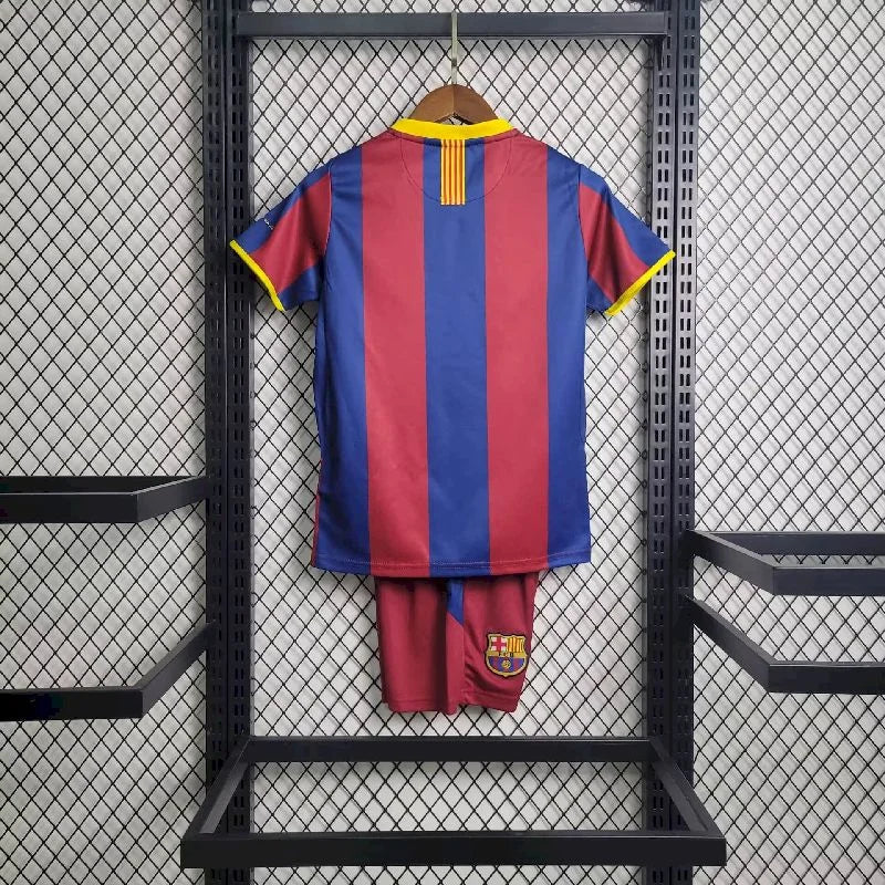 2010/2011 Retro Barcelona Home Football Shirt Kids Size