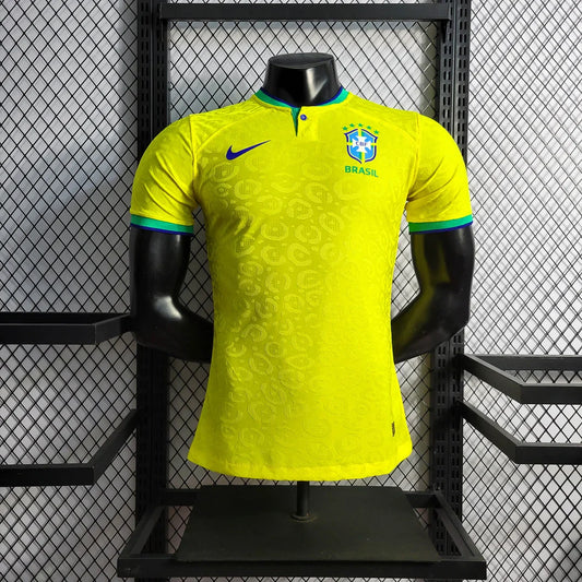 2022 World Cup Brazil Home Football Shirt - Player Version