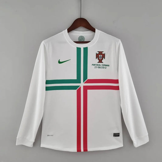 2012 Retro Long Sleeve Portugal Away Football Shirt