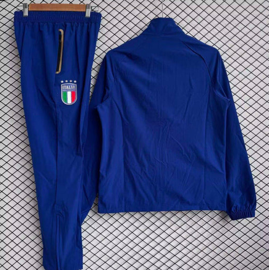2025/2026 Italy Blue Full zipper Tracksuit