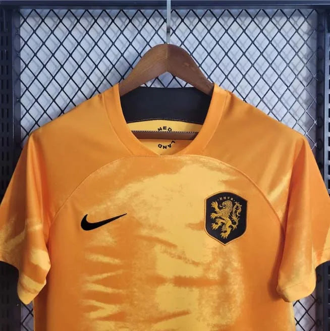 2022 FIFA World Cup Netherlands National Team Home Football Shirt